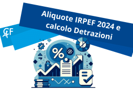 aliquote irpef 2024 e calcolo detrazioni