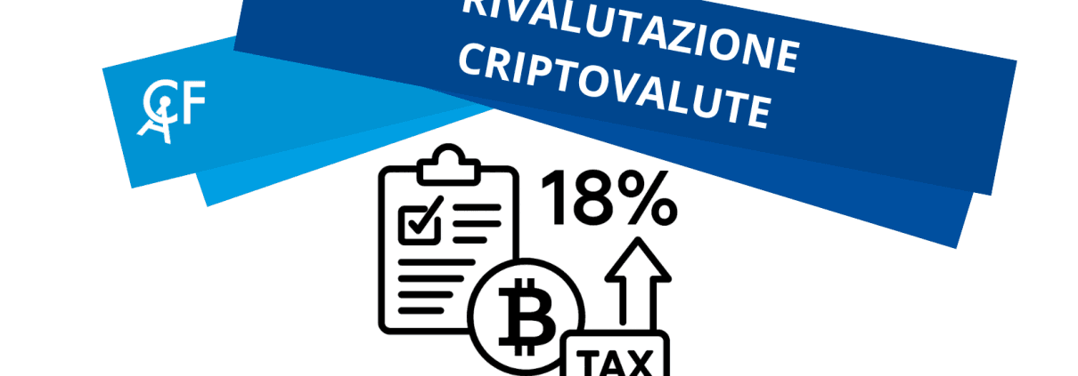 rivalutazione criptovalute 18%